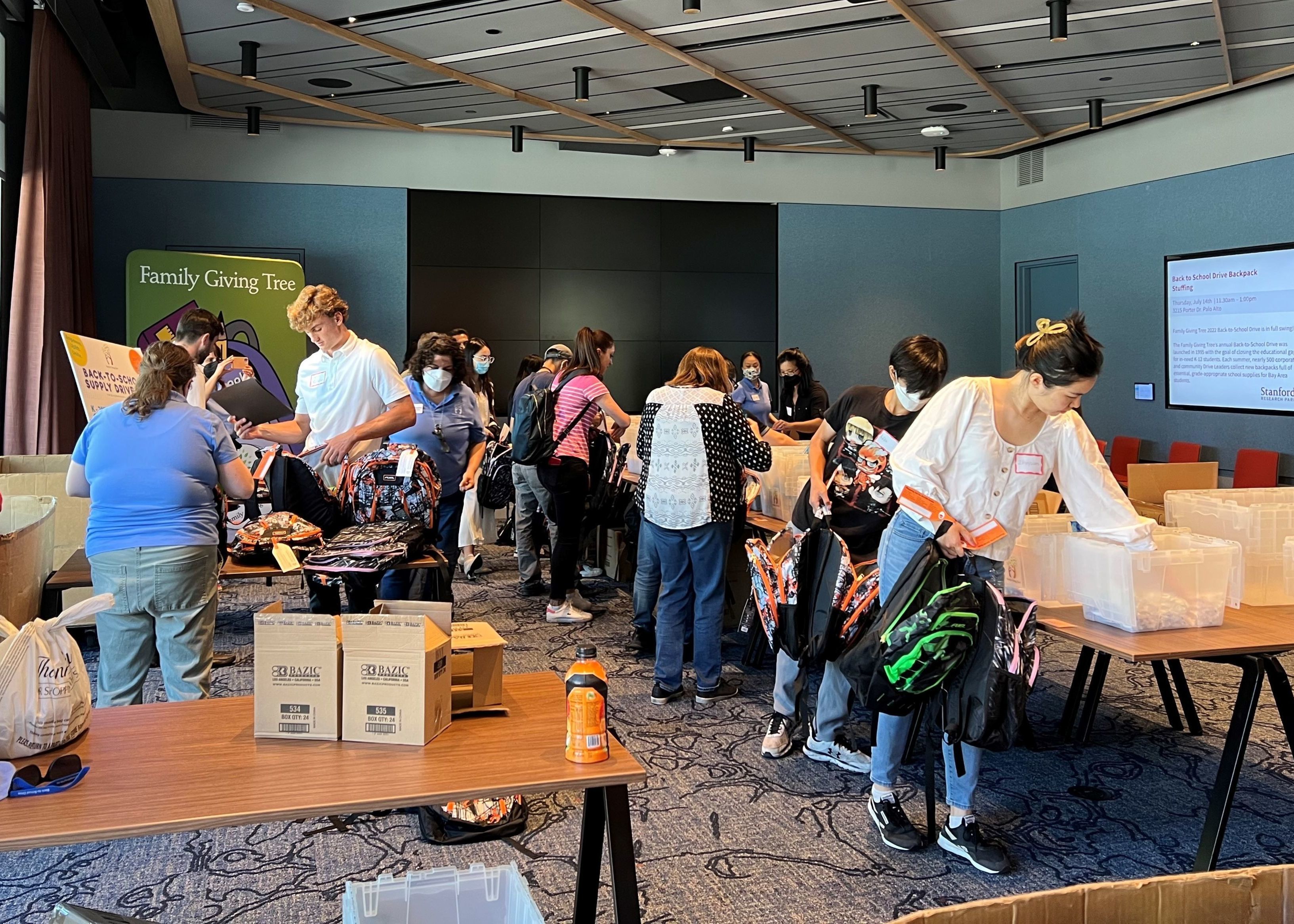 Backpack preparation